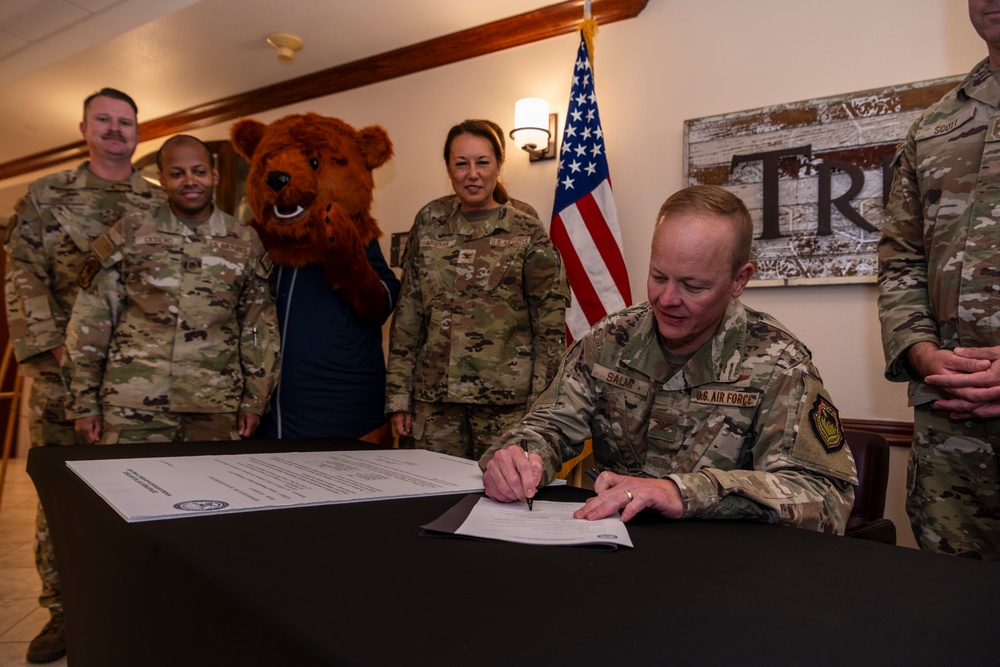 National Preparedness Month proclamation signing