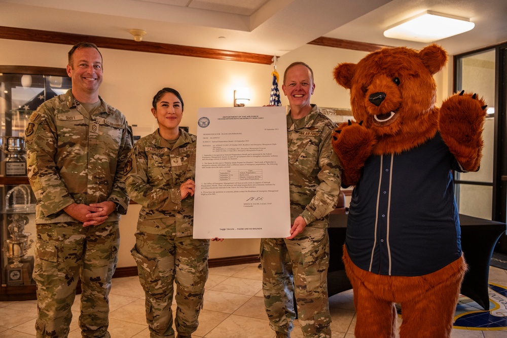 National Preparedness Month proclamation signing