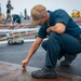 Sailor Performs Maintenance Aboard USS Carl Vinson (CVN 70)