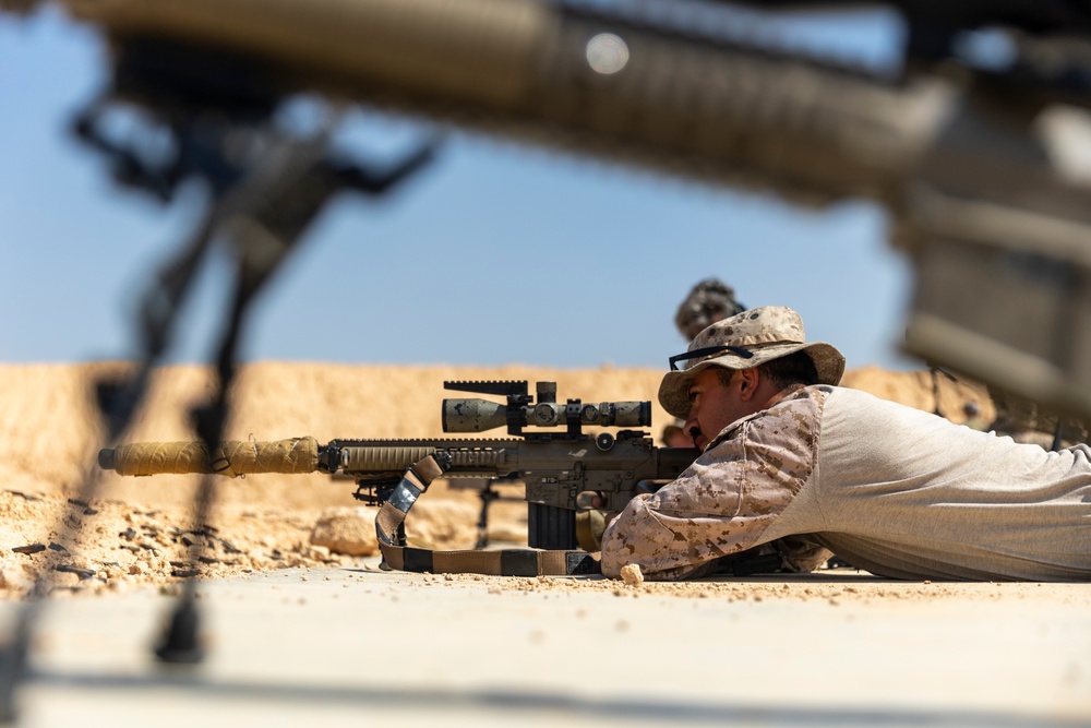 Bright Star 23: Designated Marksman and Machine Gun Range