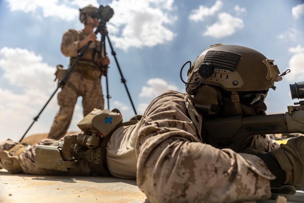 Bright Star 23: Designated Marksman and Machine Gun Range