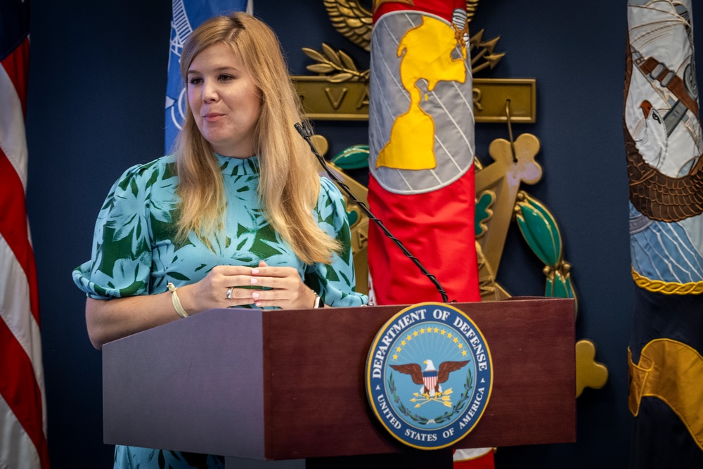 DSD Provides Remarks at DoD Suicide Awareness Recognition Ceremony