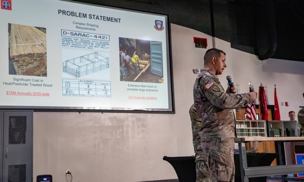 82nd Airborne Division Paratroopers compete at Innovation Drop Zone 2.0