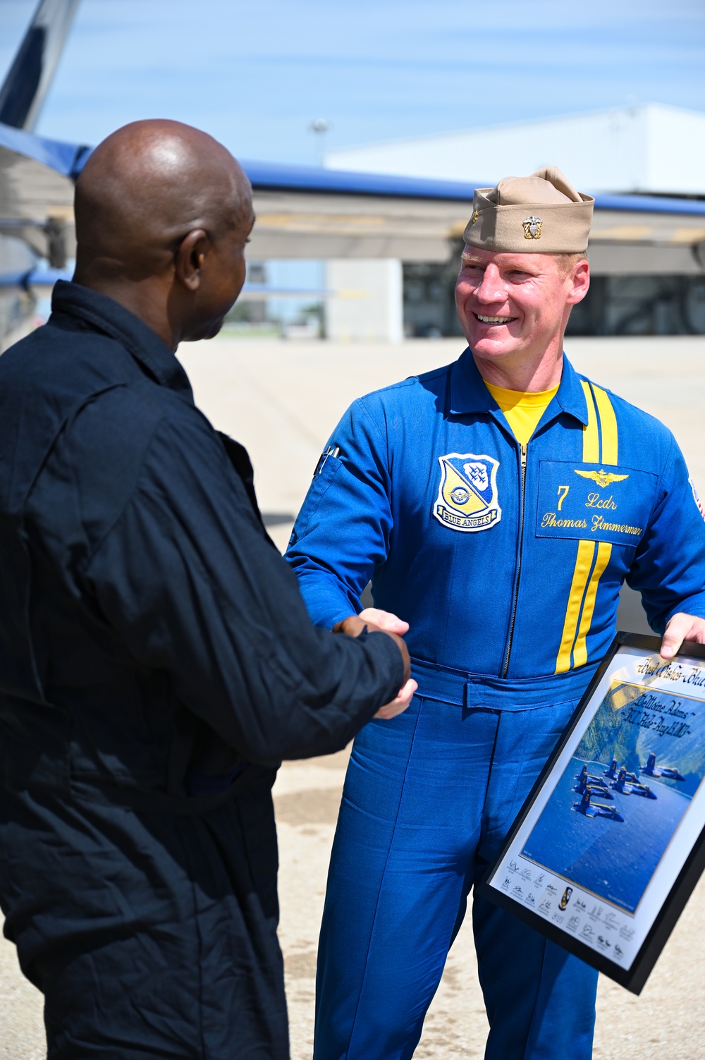 U.S. Navy Blue Angels conduct Key Influencer Flight in Lincoln areaA