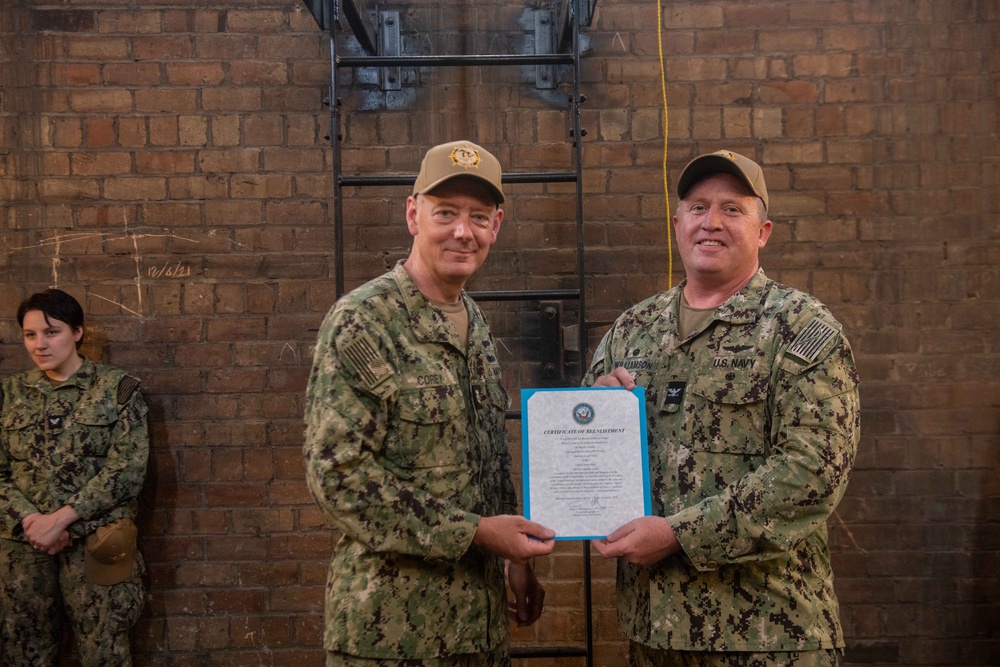 CMC Corey Reenlistment