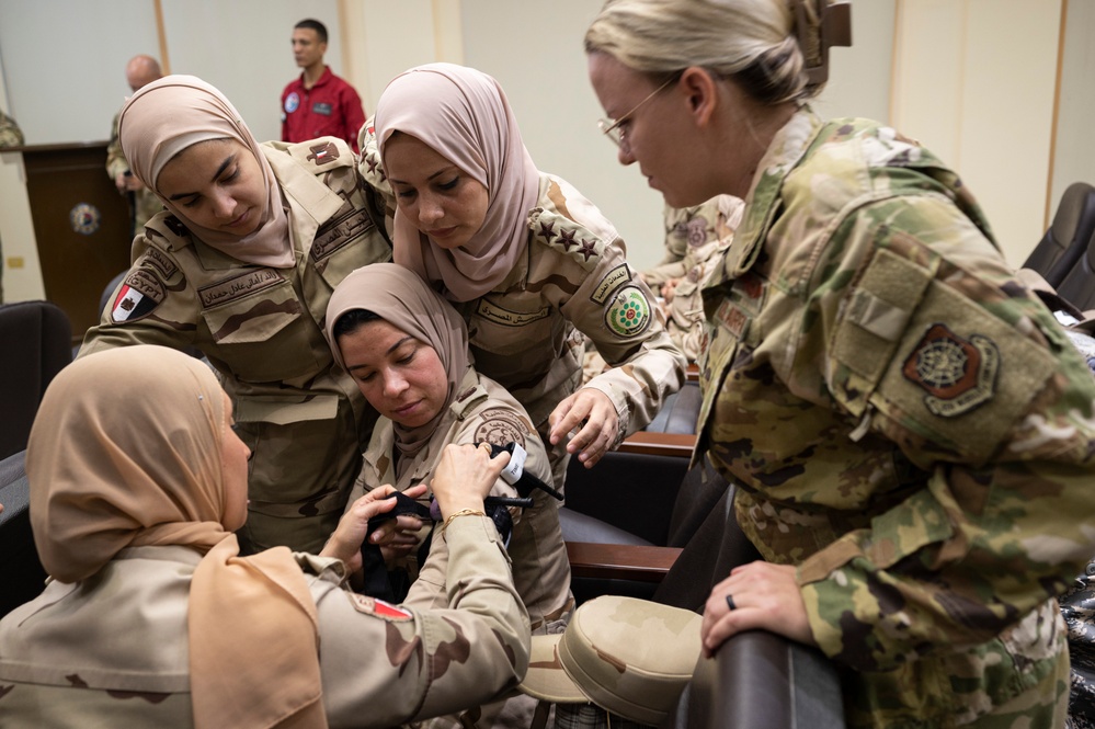 USAF, Egyptian Air Force demonstrate TCCC skills