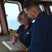 U.S. Coast Guard Cutter Forward crew members participate in Northwest Atlantic Fisheries Organization-led inspection at sea in the Atlantic Ocean