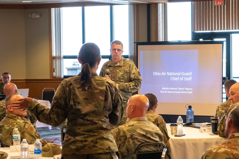 Ohio Air National Guard Chief's Huddle