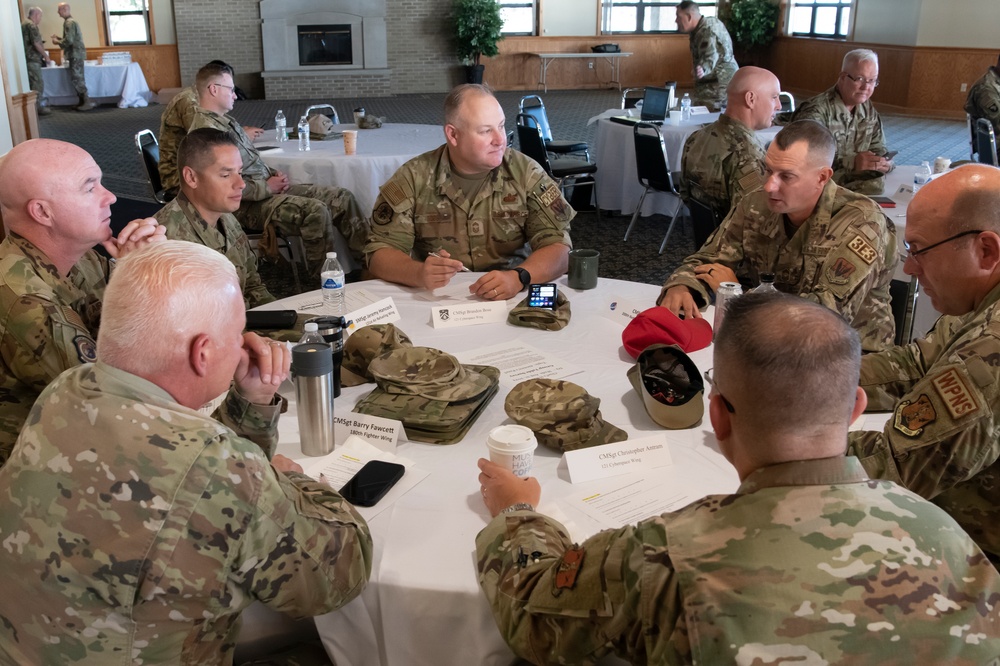 Ohio Air National Guard Chief's Huddle