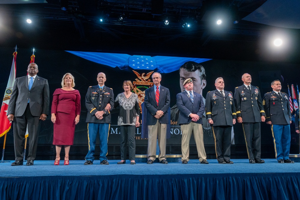 Secretary Austin Attends MOH Hall of Heroes Induction Ceremony