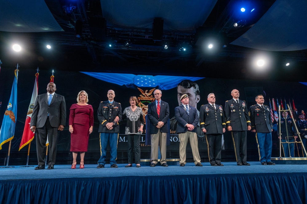 Secretary Austin Attends MOH Hall of Heroes Induction Ceremony