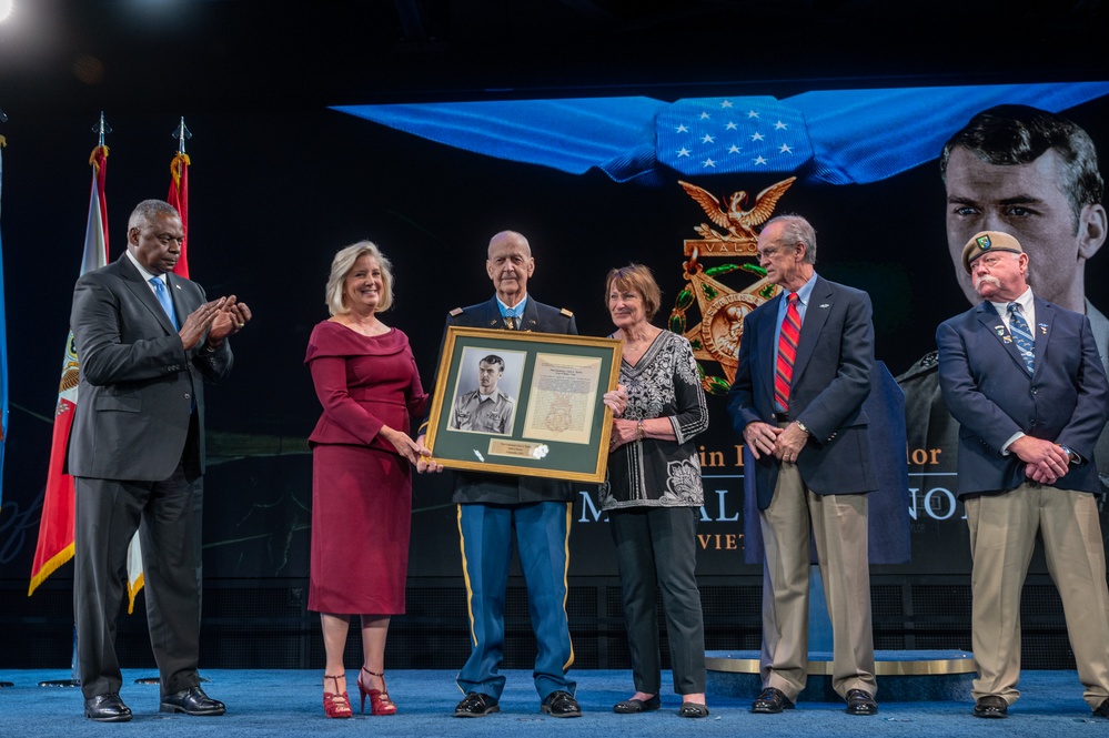 Secretary Austin Attends MOH Hall of Heroes Induction Ceremony