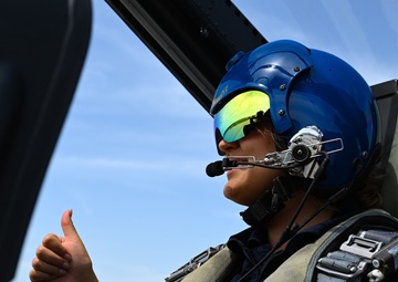 U.S. Navy Blue Angels conduct Key Influencer Flight in Lincoln area