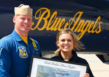 U.S. Navy Blue Angels conduct Key Influencer Flight in Lincoln area