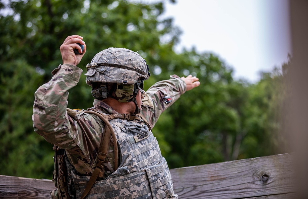 Soldiers Compete at Live Grenade Event