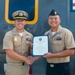 Pacific Missile Range Facility (PMRF), Barking Sands, Holds a reenlistment ceremony for Hospital Corpsman 1st Class Jeremy Lee.