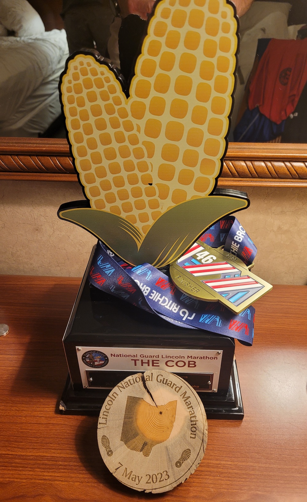 'The Cob' trophy goes to National Guard Marathon Time Trials team champion each year