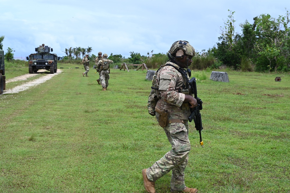 PACAF Security Forces and Munitions undergoes Commando Warrior training