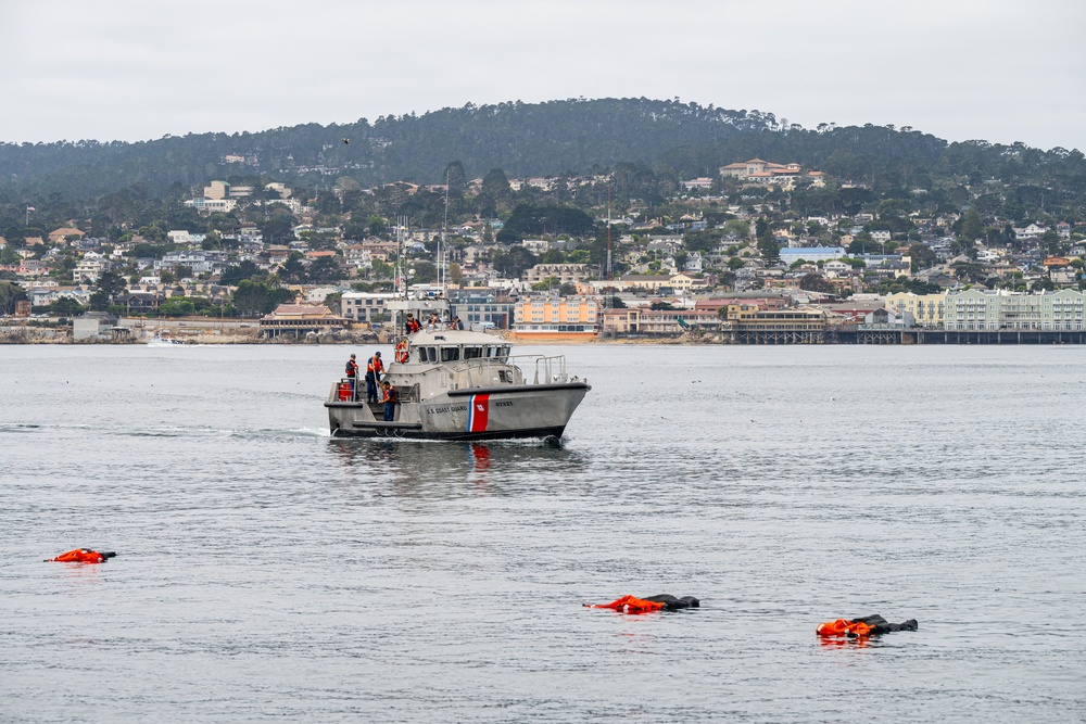 Coast Guard Station Monterey conducts a mass rescue exercise