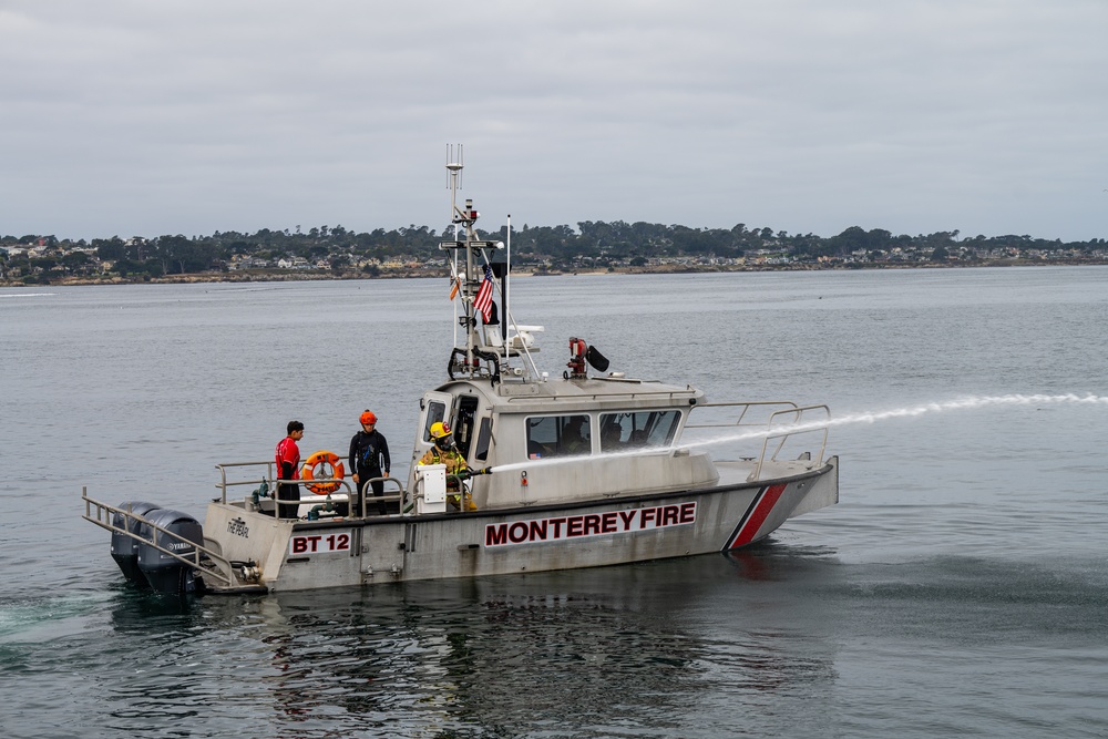 Coast Guard Station Monterey conducts a mass rescue exercise