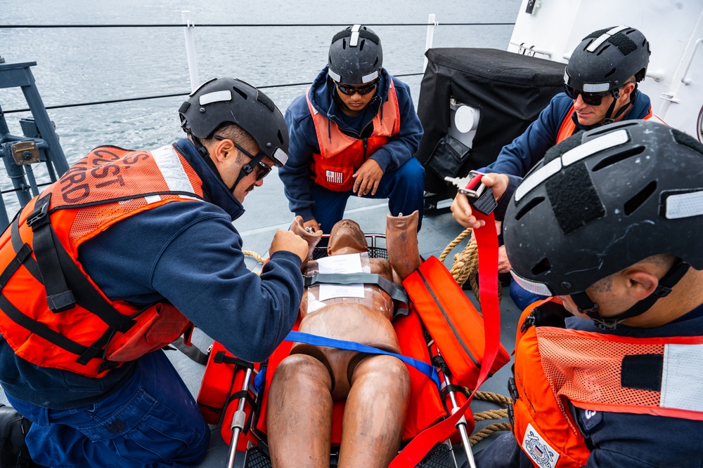 Coast Guard Station Monterey conducts a mass rescue exercise