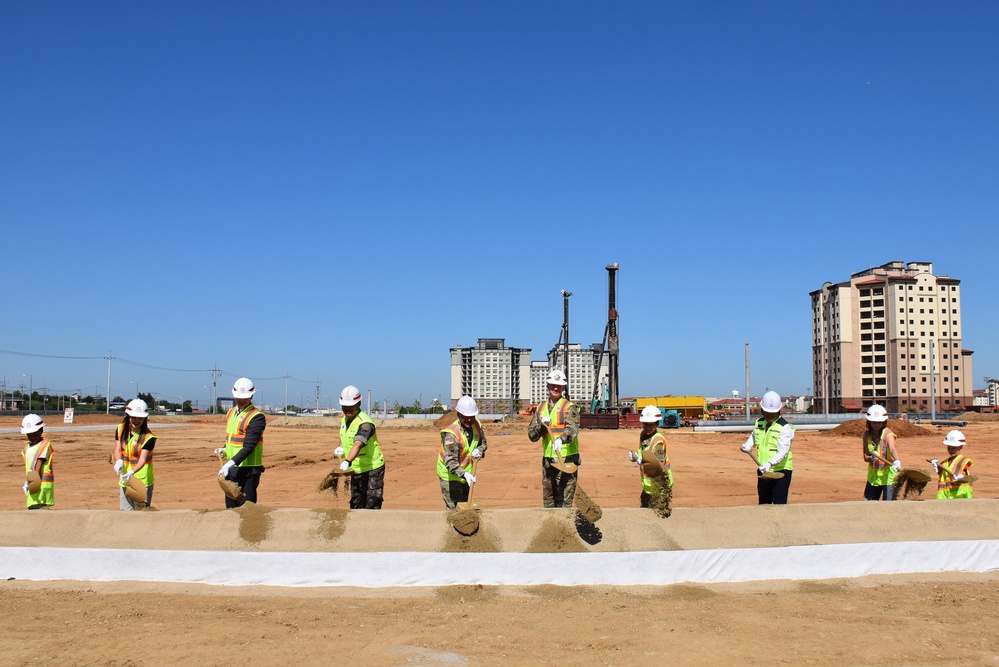 Army engineers break ground on third elementary school for largest overseas U.S. military installation