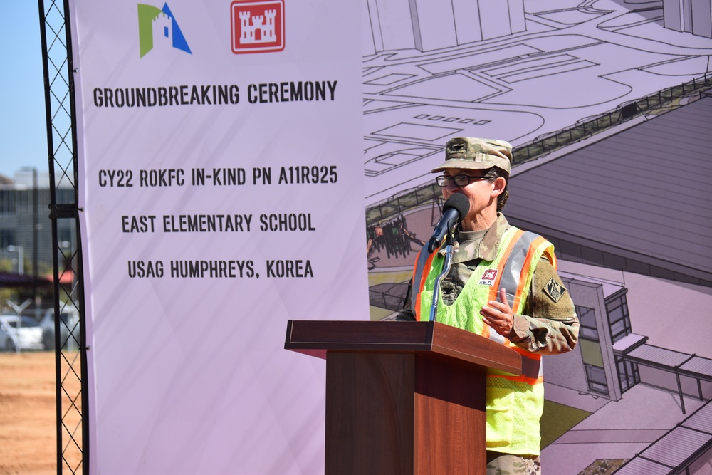 Army engineers break ground on third elementary school for largest overseas U.S. military installation