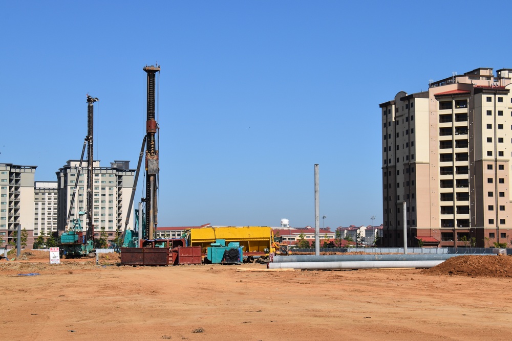 Army engineers break ground on third elementary school for largest overseas U.S. military installation