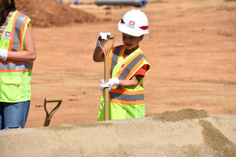 Army engineers break ground on third elementary school for largest overseas U.S. military installation