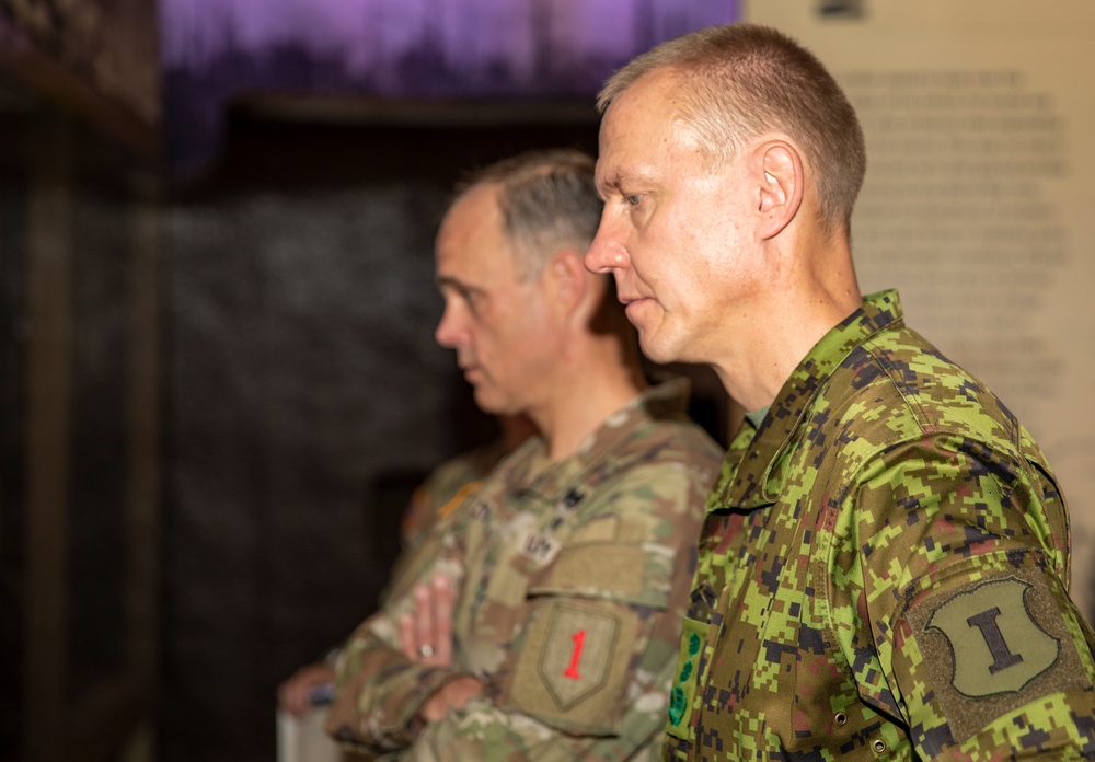 1st Infantry Division spends weekend with Estonian Soldiers, shares history and Big Red One culture