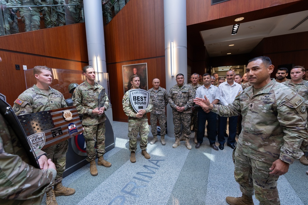 USARCENT Best Squad wins FORSCOM competition through embodying the Army’s NCO Strategy and TiMS