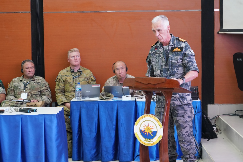 Super Garuda Shield Operational Planning Staff Exercise conducts mission analysis brief and Course of Action (COA) development