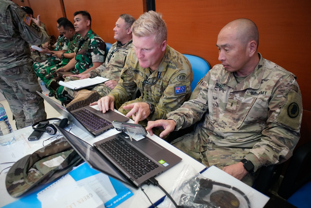 Super Garuda Shield Operational Planning Staff Exercise conducts mission analysis brief and Course of Action (COA) development