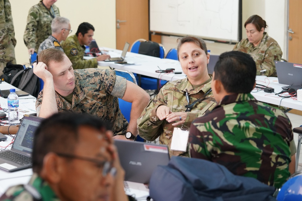 Super Garuda Shield Operational Planning Staff Exercise conducts mission analysis brief and Course of Action (COA) development