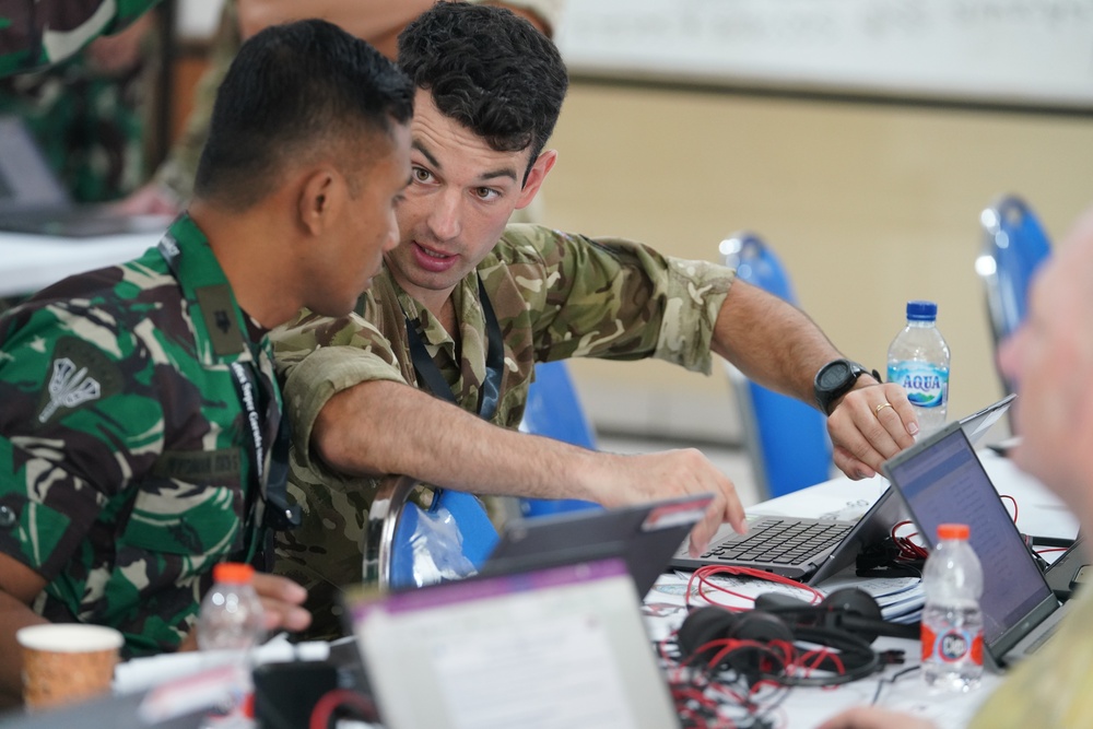 Super Garuda Shield Operational Planning Staff Exercise conducts mission analysis brief and Course of Action (COA) development