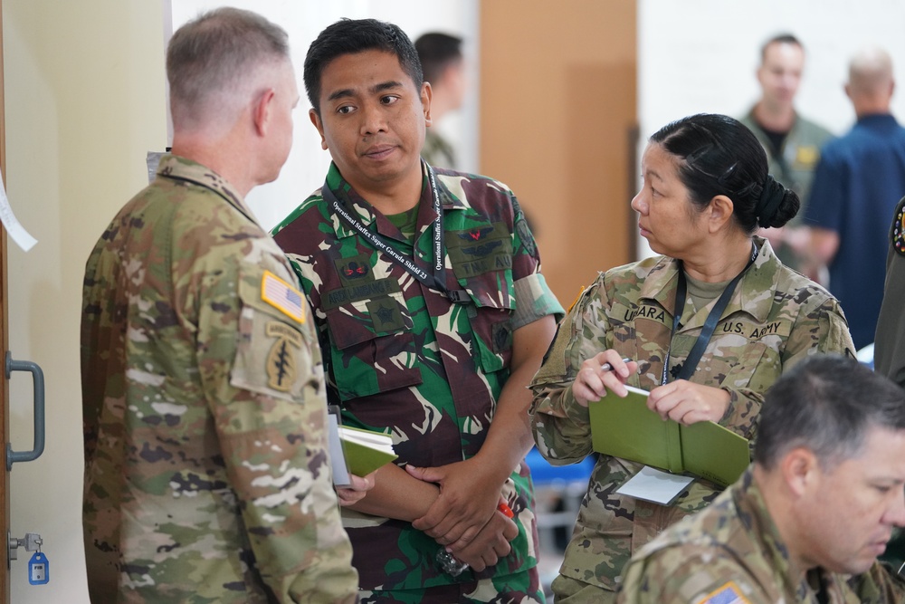 Super Garuda Shield Operational Planning Staff Exercise conducts mission analysis brief and Course of Action (COA) development