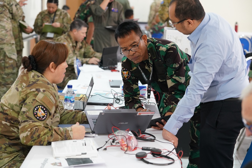 Super Garuda Shield Operational Planning Staff Exercise conducts mission analysis brief and Course of Action (COA) development