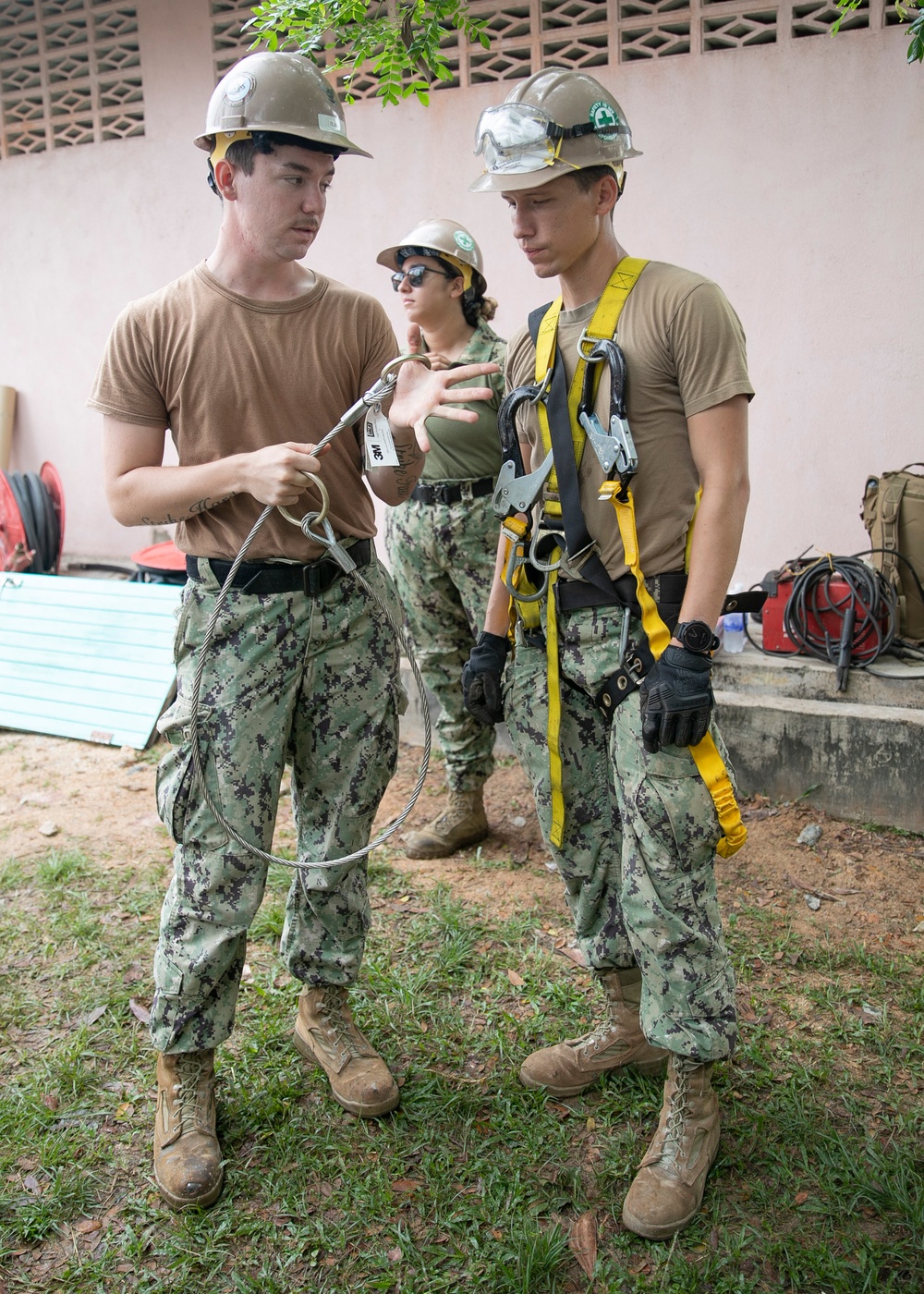 Pacific Partnership 2023: Seabees Begin Water Tower Construction Project