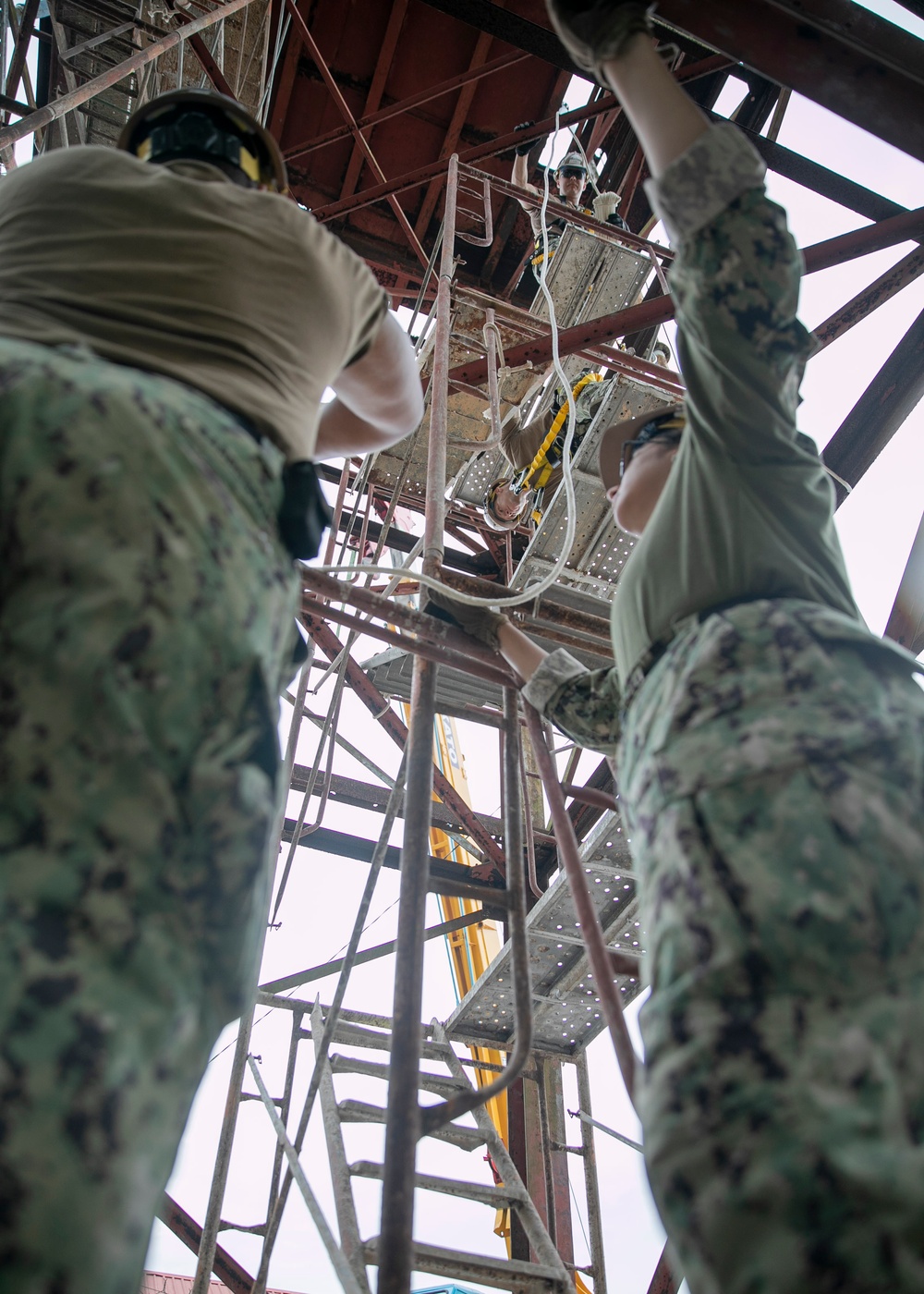 Pacific Partnership 2023: Seabees Begin Water Tower Construction Project