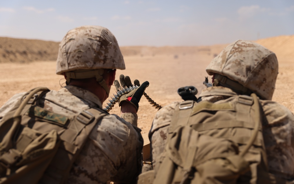 Bright Star 23: 4th Amphibious Assault Battalion Machine Gun Range