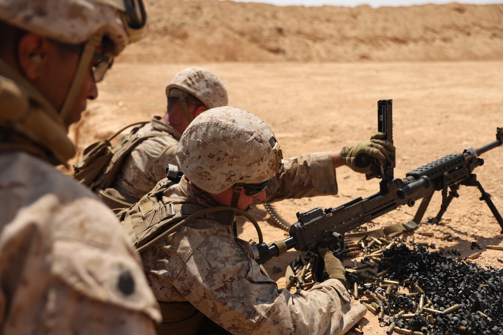 Bright Star 23: 4th Amphibious Assault Battalion Machine Gun Range