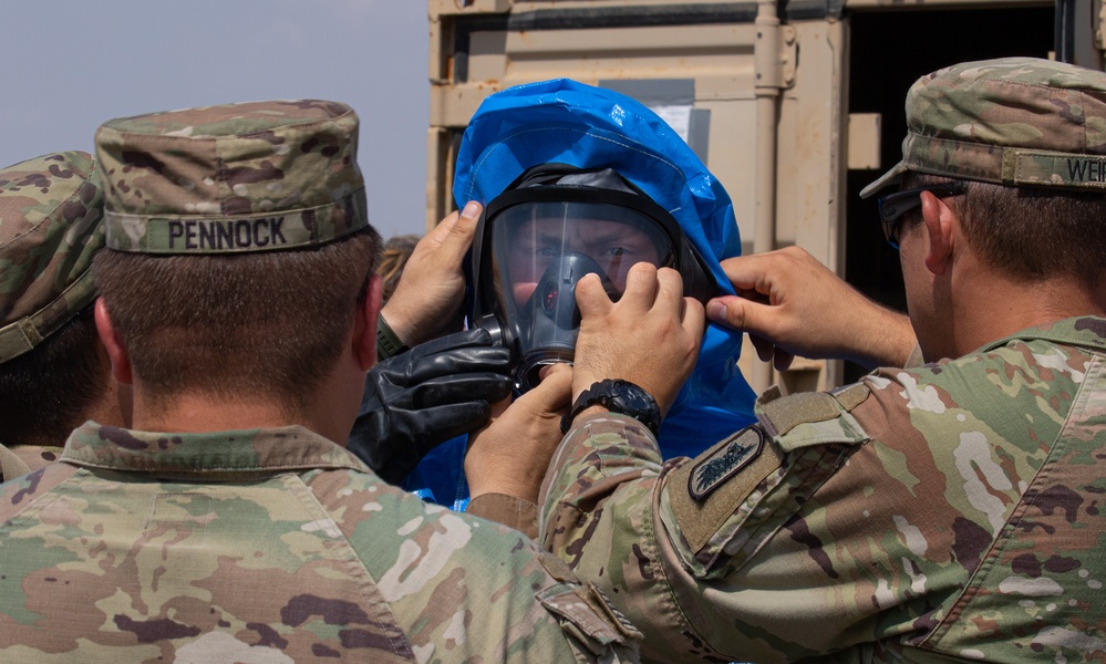 USARCENT and Partner Nations Hold CBRNE Static Display at Bright Star 2023