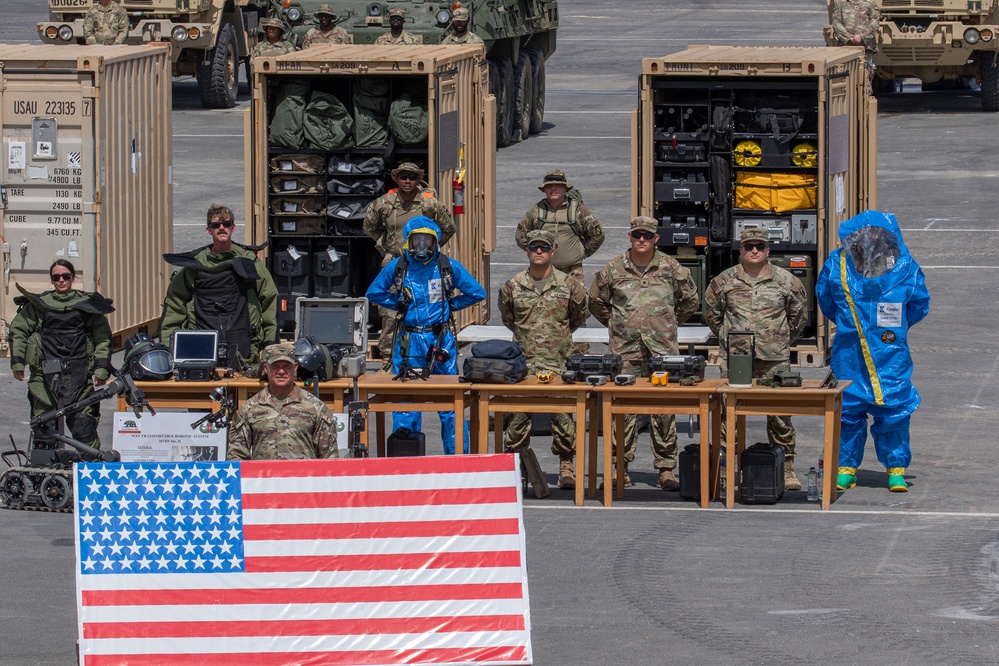 USARCENT and Partner Nations Hold CBRNE Static Display at Bright Star 2023