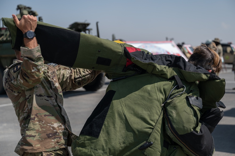 USARCENT and Partner Nations Hold CBRNE Static Display at Bright Star 2023