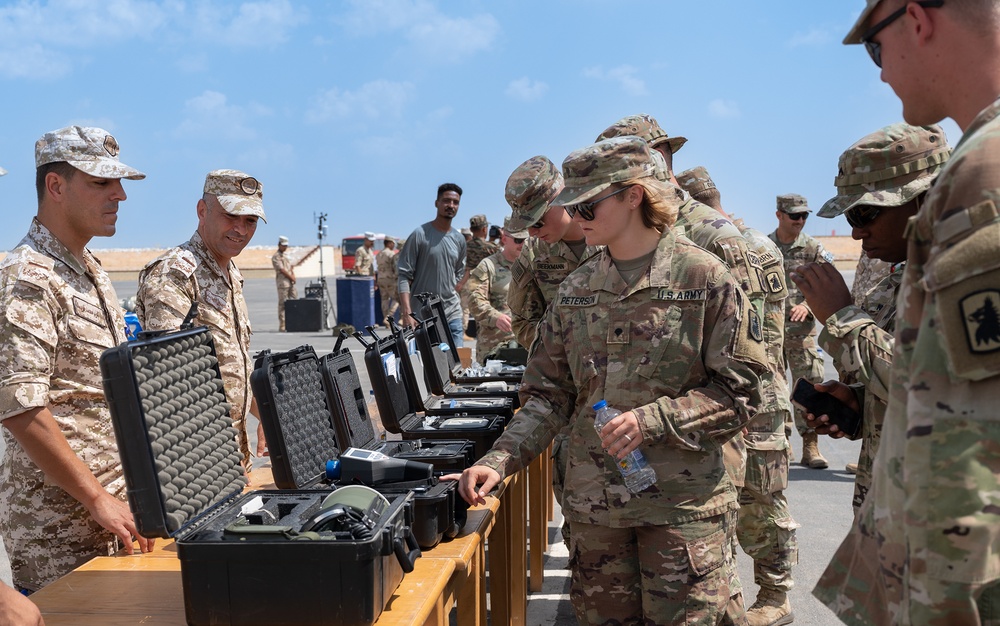 USARCENT and Partner Nations Hold CBRNE Static Display at Bright Star 2023