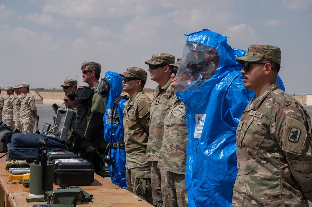 USARCENT and Partner Nations Hold CBRNE Static Display at Bright Star 2023