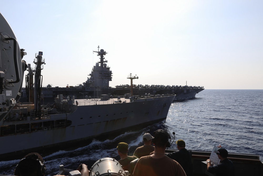 Ford Conducts Underway Replenishment