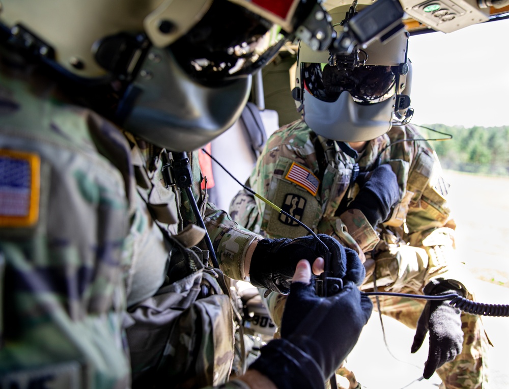 Pilots take flight for MEDEVAC training during Saber Junction 23