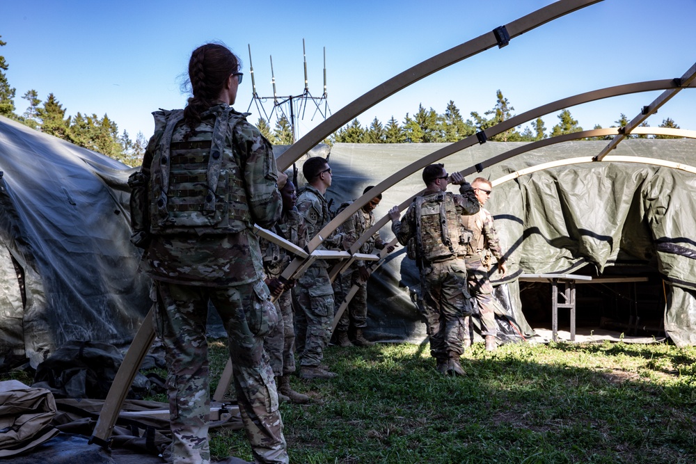 Soldiers set theater of operation training site for Saber Junction 23