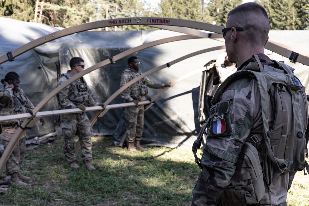 Soldiers set theater of operation training site for Saber Junction 23